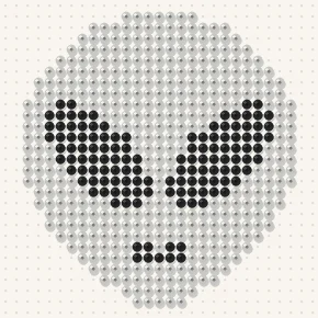 Modèle perle à repasser extraterrestre