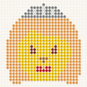 Modèle perle à repasser princesse