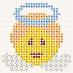Modèle perle à repasser petit ange