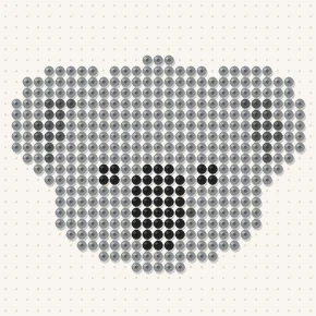 Modèle perle à repasser koala