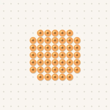 Petit modèle de perles à repasser soleil, 15 × 15 perles