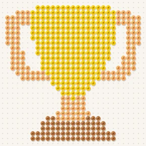 Modèle perle à repasser trophée